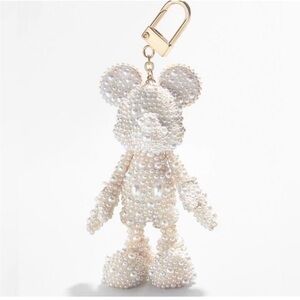 *Brand New* BAUBLEBAR Disney Mickey Mouse Simulated Pearl Bag Charm
